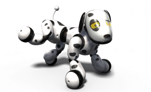 Spin Master Zoomer é um cachorro robô que recebe comandos por voz. Foto: Reprodução / Google