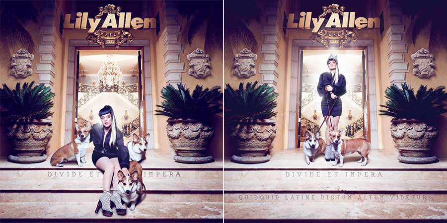 Capa do novo álbum de Lily Allen conta com a presença de cães da raça Corgi 1 Foto: Divulgação