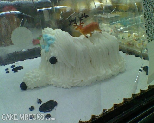 14 bolos em formato de cachorro que não saíram como o esperado 10 (Foto: Reprodução / Bark Post)