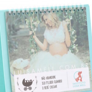 Calendário de Luisa Mell faz parte de campanha contra o abandono de animais