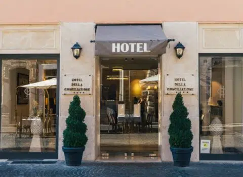 fachada do hotel