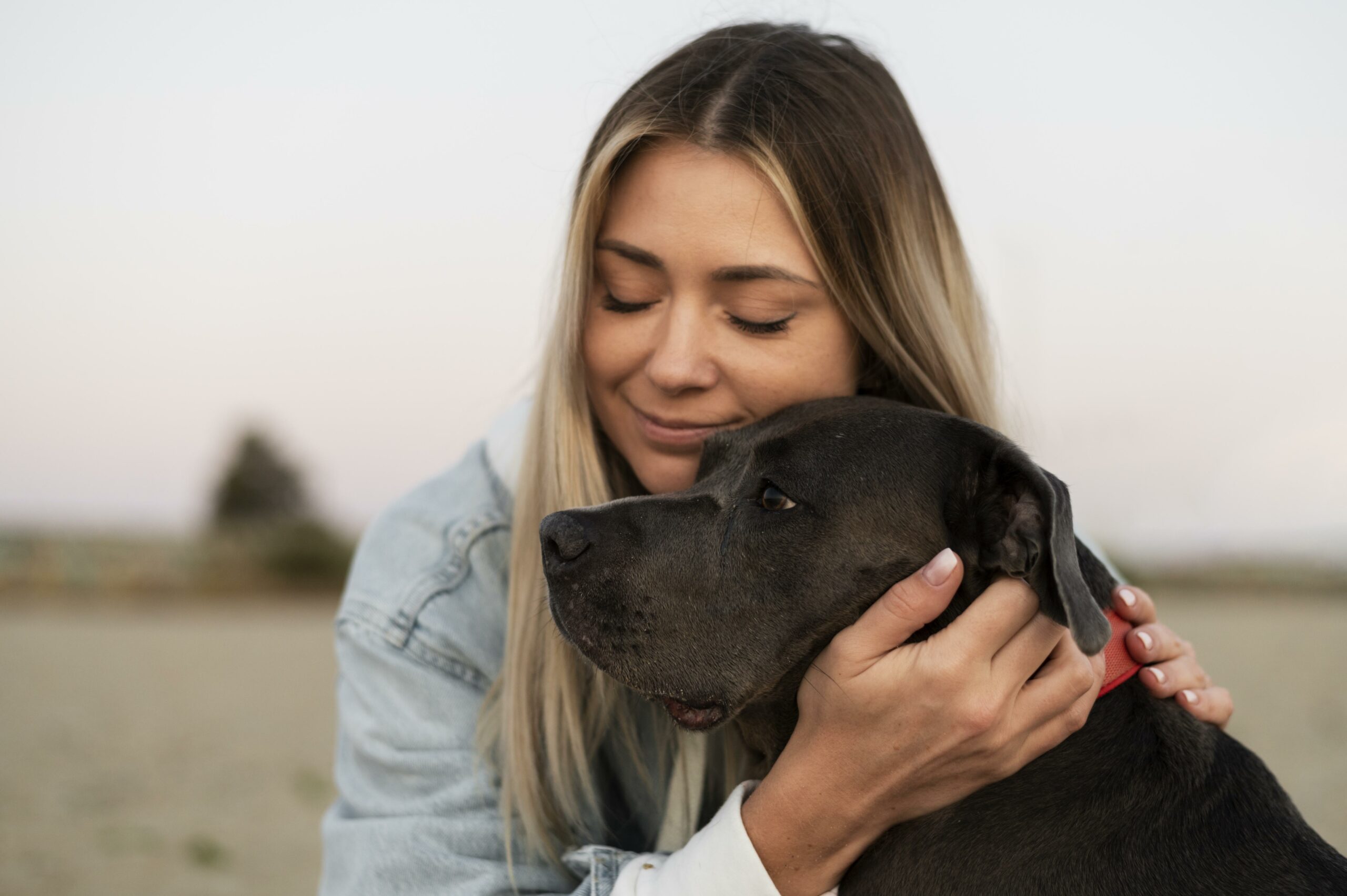 young-woman-hugging-her-pitbull