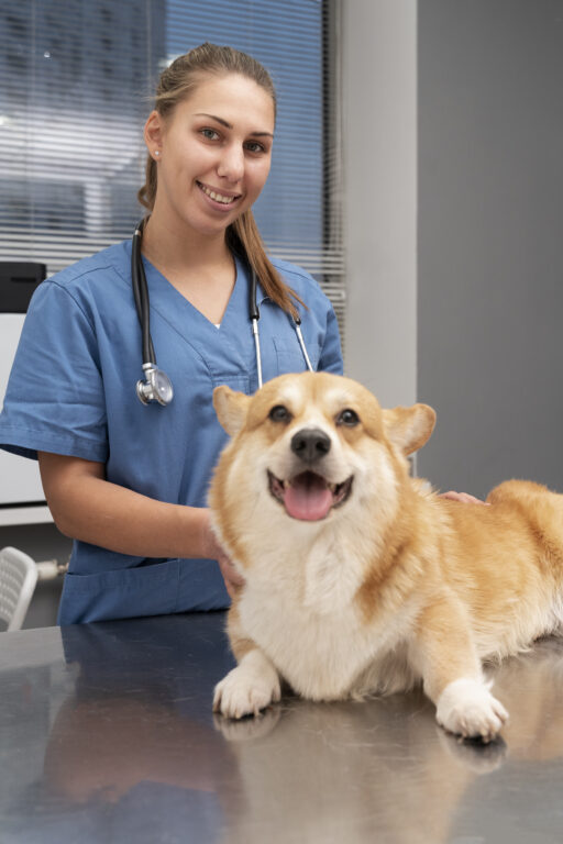 veterinario cuidando de cachorro de estimacao 2